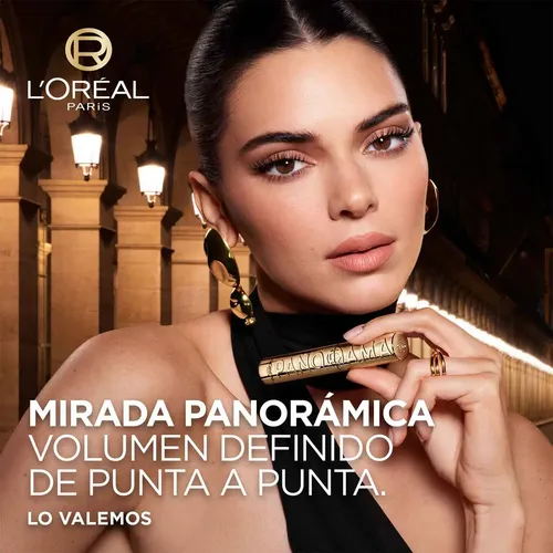 Mascara de Pestañas L’Oréal París Panorama Black Waterproof