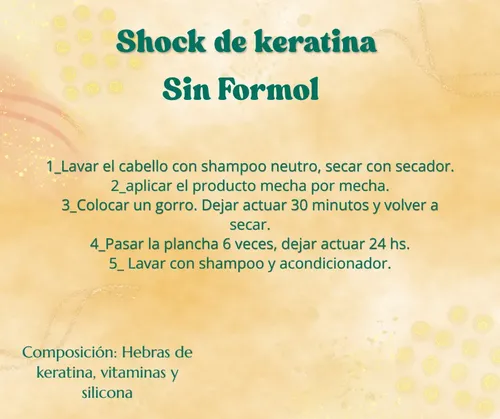 Shock De Keratina Sin Formol Antifrizz