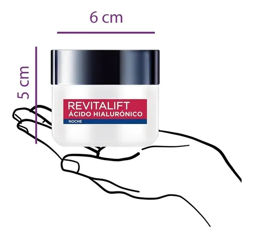 Crema Facial Noche Loréal Paris Revitalift Ácido Hialurónico Tipo de piel Todo tipo de piel