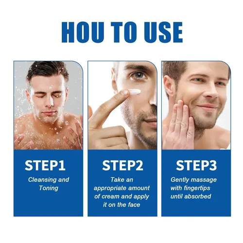Crema Facial Multiefecto Para Hombres Que Limpia Los Poros Y