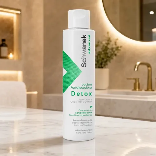 Loción Detox Cabellos Grasos Schwanek Seborrea Control Caída Tratamiento Capilar Reparacion Extrema Previniendo La Caída Del Cabello Y Colabora Con Su Crecimiento