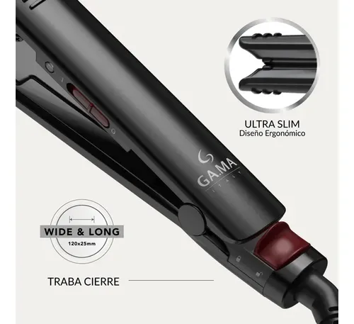 Planchita De Pelo Gama Elegance Std Titan Keratin Bvt Slim