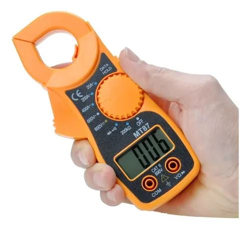 Pinza Amperométrica Digital  Buzzer 20 Amp T87 Tienda Nove