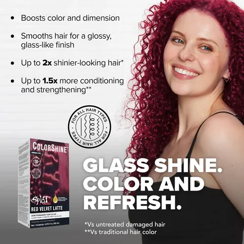 Tinte Semipermanente Para Cabello Splat Colorshine Red Velve