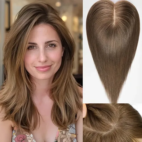 Aumentador De Volumen Capilar Clip In Cabello Humano Liso 03 10 Pulgadas