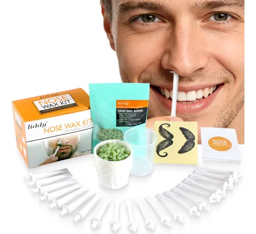 Kit De Depilación Cera Vellos Nariz Depiladora Unisex 50g