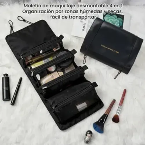 Estuche De Maquillaje 4 En 1 Para Mujer, Plegable
