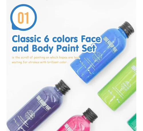 Maquillaje Líquido Para Rostro Y Cuerpo Viola House Azul
