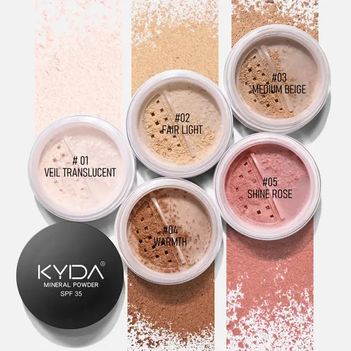 Kyda Polvo Mineral, Spf 35, Polvo Suelto Facial