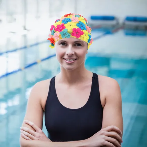 Gorro De Baño Para Mujer: Gorro De Baño Impermeable Grande P