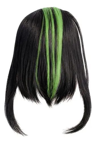 Aplique Flequillo Postizo Topper Extensión 2 Colores Cabello