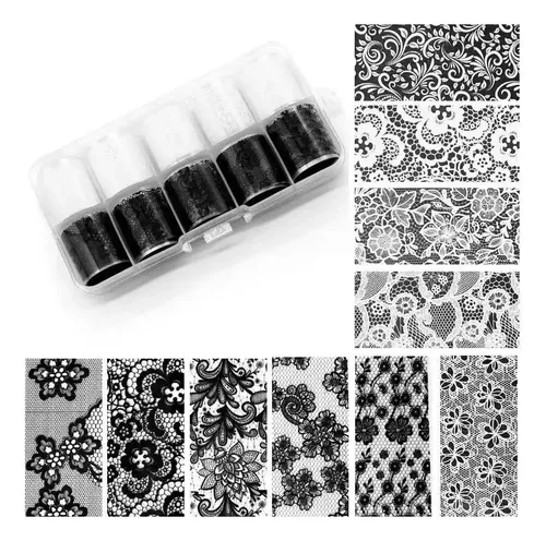 Pegatinas Para Uñas De 2,5 X 60 Cm, Calcomanías Transferible