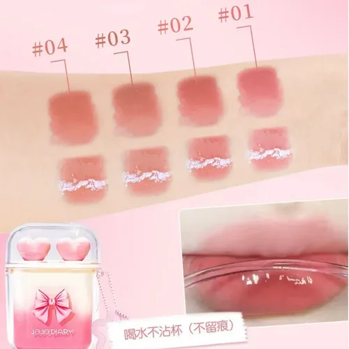 Kit Labiales Gloss+matte Auricular Lip Glaze Set Jojo Diary