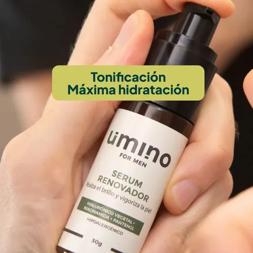 Serum Facial Para Hombres Umino Hidratación Y Renovación Todo Tipo De Piel Día/noche