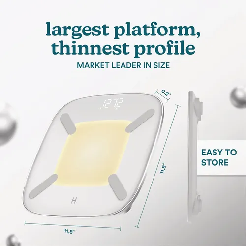 Pantalla Led Blanca Inteligente Digital Scale Homedics