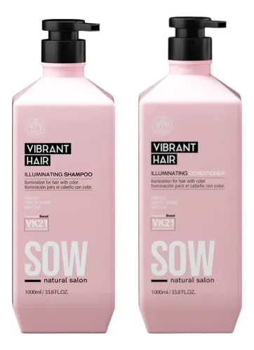 Sow Vibrant Illuminating  Shampoo + Acondicionador X 1000ml