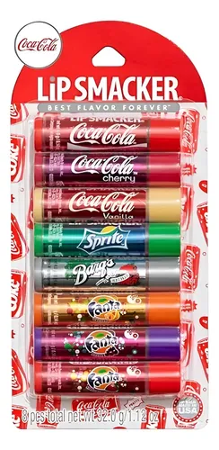 Balsamo Labial Lip Smacker Coca Cola X8