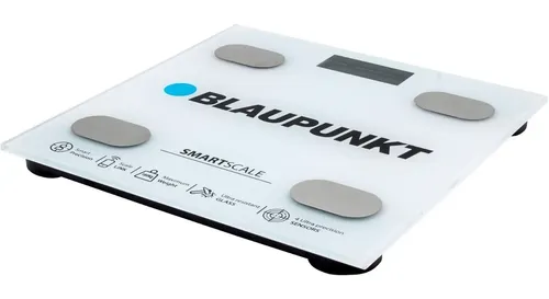 Balanza Digital Blaupunkt Smart Scale App Para Seguimiento Color Blanco