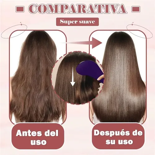 12pc Cepillos Para Alisadores Masaje Peine Para Cabello Rosa