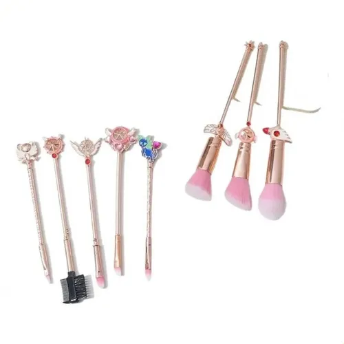 Kit De 8 Brochas De Maquillaje Sakura Magic Wand