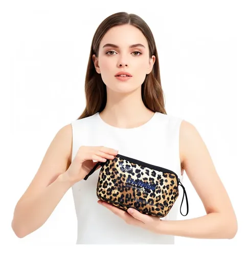 Cartuchera Maquillaje Estampado Viaje Organizador Cosmetico