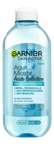 Agua Micelar Garnier Ácido Salicílico 400ml