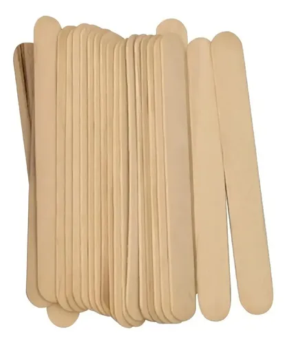 Pala Depiladora 100 Unidades De Madera De Lengua Baja
