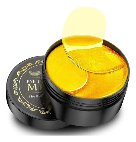 Parches De Ojos 24k Oro Antiarrugas 60 Unid Para Piel