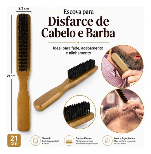 Peine Profesional Para Cabello Y Barba Brown Premium