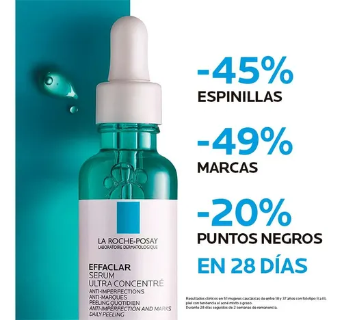 Serum Effaclar Ultraconcentrado 30ml Momento De Aplicación Día/noche Tipo De Piel Mixta La Roche