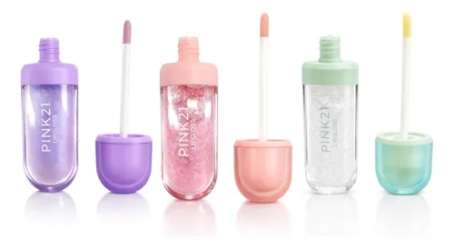 24 Unidades Brillo Labial Lipgloss Glam Gloss Glow Pink 21