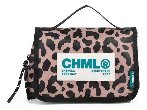 Portacosmetico Chimola Ideal Para Tus Maquillajes R157 Leopardo