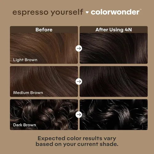 Colorwonder Demi-permanent Hair Color 4n Marrón Oscuro