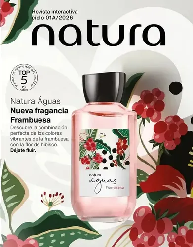 Aguas Frambuesa Colonia Para Dama X 150 Ml Natura Con Dosificador incluido