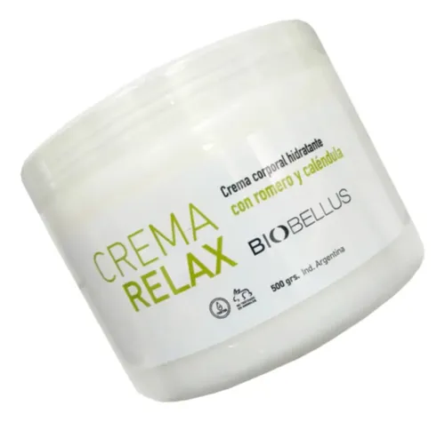 Crema Masajes Relax Biobellus Con Romero Y Caléndula 500gr