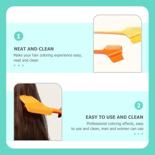 Set De 3 Cepillos Para Tintura De Cabello, Peinados Y Colora