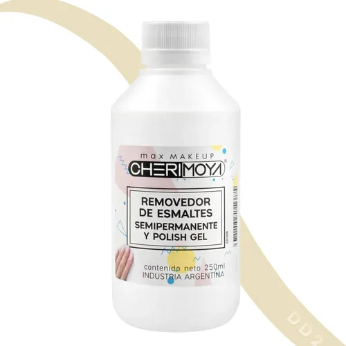 Removedor De Esmalte Semipermanente Cherimoya 250ml Uñas