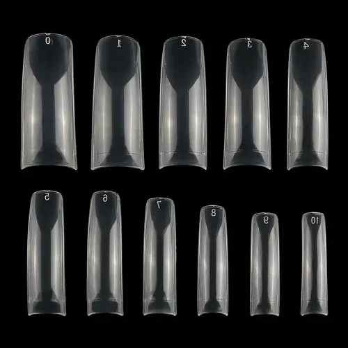 100 Tips Cuadrado Sonrisas Y Escalon Salón Long Esculpidas