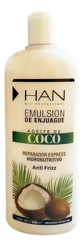Han Coco Acondicionador Emulsión Reparador Anti Frizz 500ml