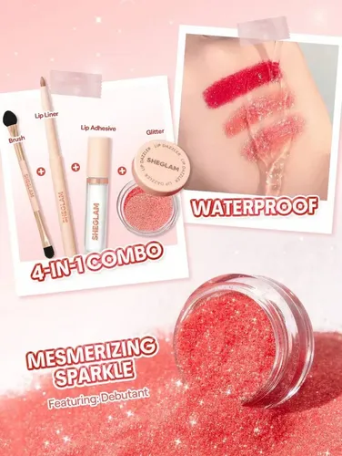 Sheglam Lip Dazzler Glitter Kit