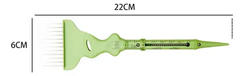 * 2 Peine Para Teñir El Cabello, Cepillo Recto, Verde