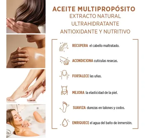 Aceite De Almendras Amodil Natural Multipropósito 50 Ml