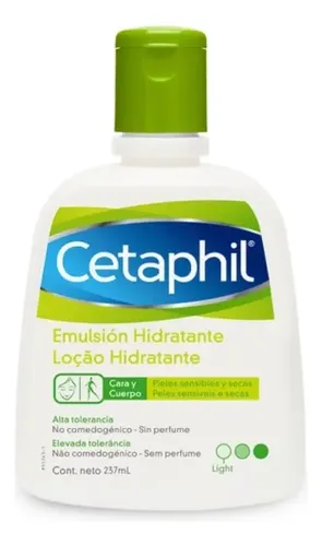 Loción Humectante Cetaphil Corporal Y Facial Para Piel Sensible Normal A Seca X 237 Ml
