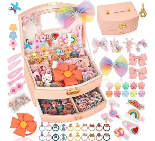 Set De Accesorios Para El Cabello Onecocoa Para Niñas Con Jo