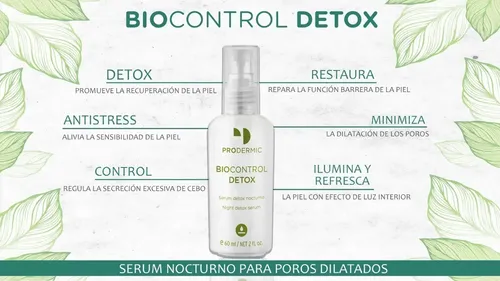 Bio Control Detox Serum Piel Grasa Poros Dilatados Prodermic