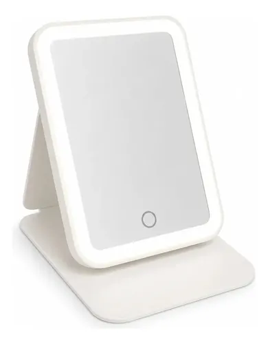 Espejo Led Con Tapa Pequeño Zeva Blanco