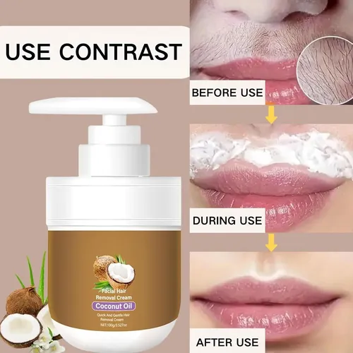 Crema Depilatoria Facial Jiuwuba 104.5 Ml Suave Para Piel