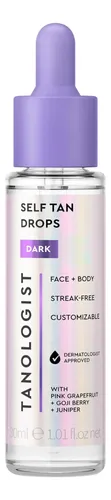 Gotas Autobronceadoras Tanologist Dark Para Cuerpo Y Rostro,