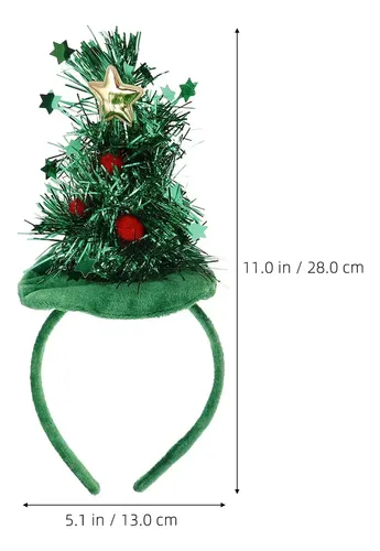 Yp 2 Piezas De Aro De Pelo De Árbol De Navidad Diadema De M