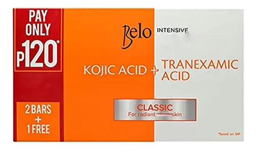 Jabón Facial Y Corporal Belo Essentials 3 X 65 G